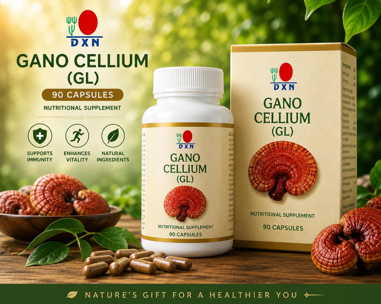 DXN Reishi Ganocilium (90) Capsules